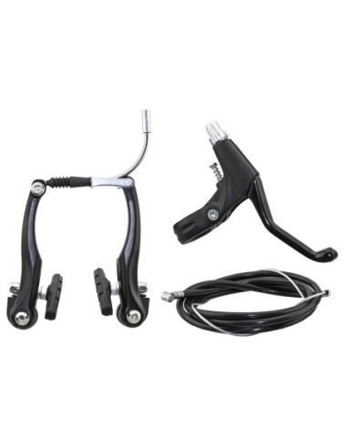 Alloy Rear V-Brake W/Lever 408 Black.